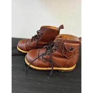 Mikoleon Heirloom Classic Leather Boots Luxe Tan Size Youth Euro 26 US‎ 9.5